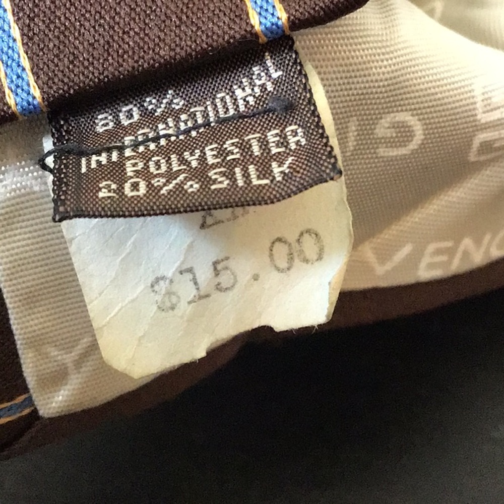 Givenchy Vintage Striped Tie - Picture 9 of 9
